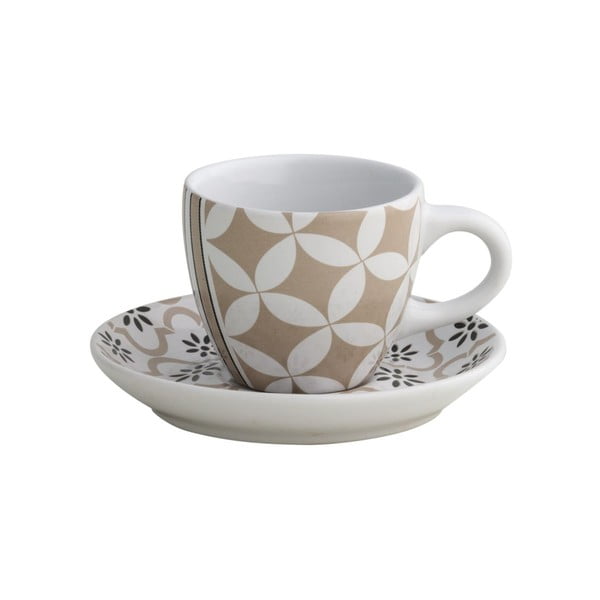 Set 2 cești pentru espresso din gresie ceramică Brandani Alhambra-image-1