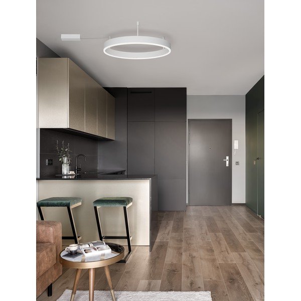 Plafonieră alb mat LED cu intensitate reglabilă din aluminiu Motif – Nova Luce-image-1