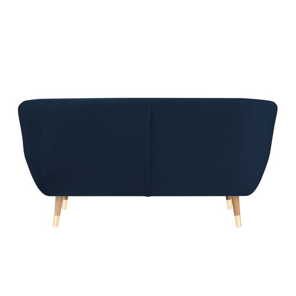 Canapea cu 2 locuri Mazzini Sofas Amelie, albastru închis-image-3