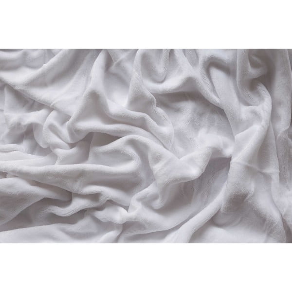 Cearceaf alb din micropluș cu elastic 180x200 cm – Jerry Fabrics-image-3