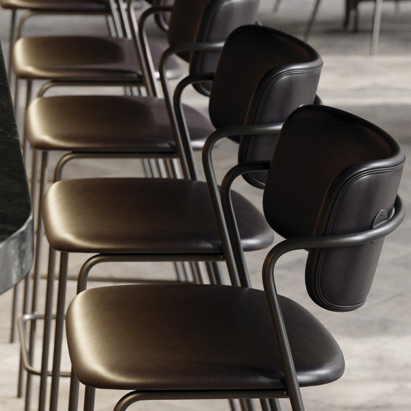 Scaun de bar maro (înălțime șezut 67,5 cm) Zed – DAN-FORM Denmark-image-2