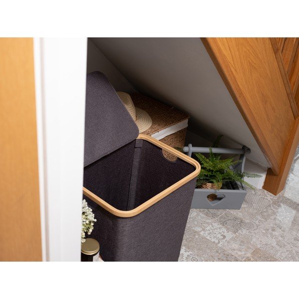 Coș de rufe din material textil 70 l Bamboo – Addis-image-3