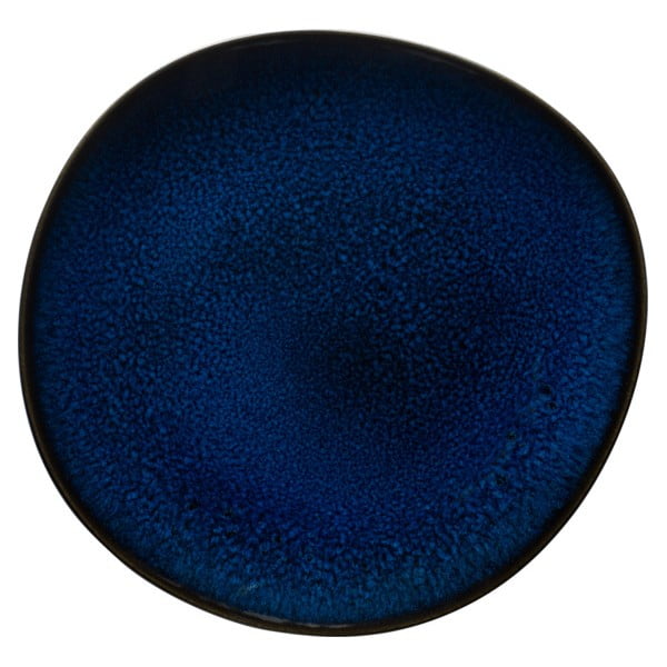 Farfurie din gresie ceramică pentru desert Villeroy & Boch Like Lave, ø 23 cm, albastru închis