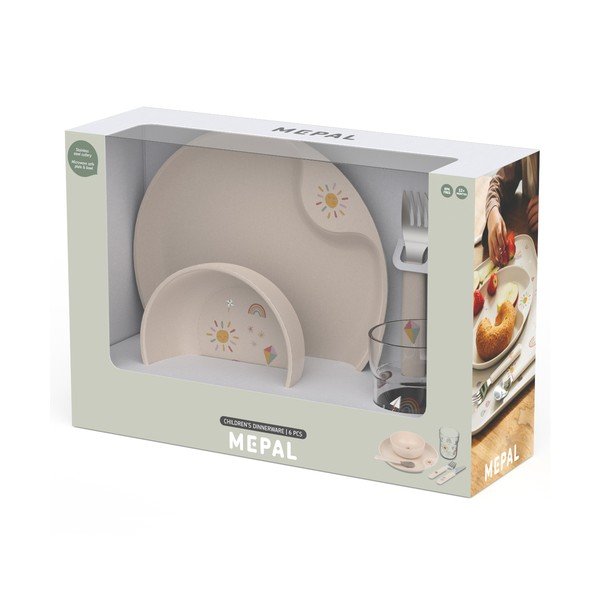 Set de veselă pentru copii 6 buc. din plastic Sunshine & Rainbow – Mepal-image-2