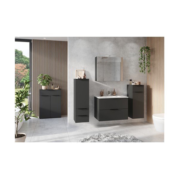 Set mobilă de baie gri antracit Crandon – Germania-image-1