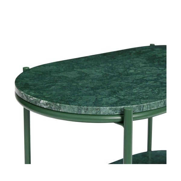 Măsuță de cafea verde-închis din marmură 34x58 cm Nusa – Hübsch-image-3