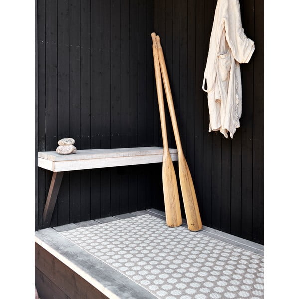 Covor pentru exterior și interior bej/crem 70x50 cm Noa Beige Vanilla – Pappelina-image-3