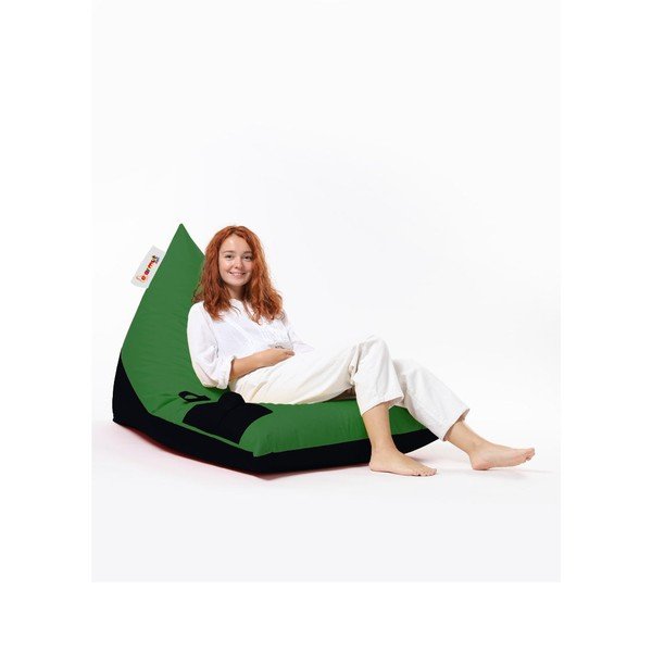Fotoliu bean bag verde Pyramid – Floriane Garden-image-3