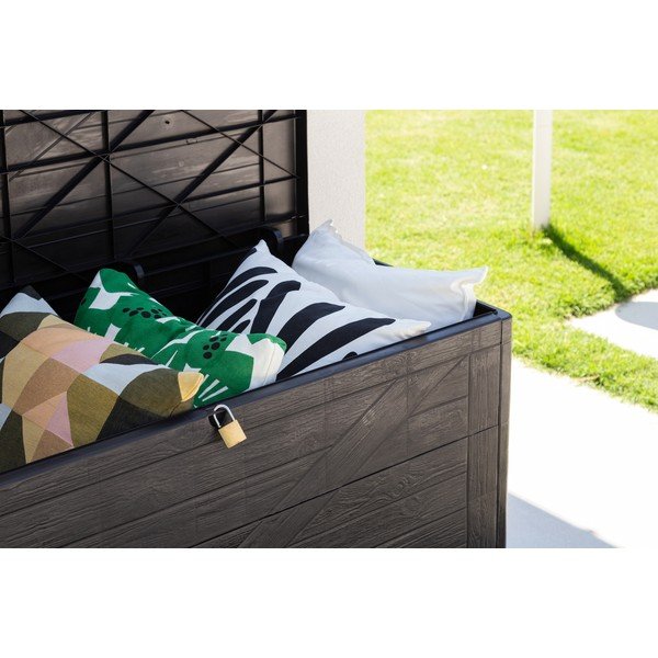 Cutie de depozitare pentru grădină gri antracit Wood – Toomax-image-3