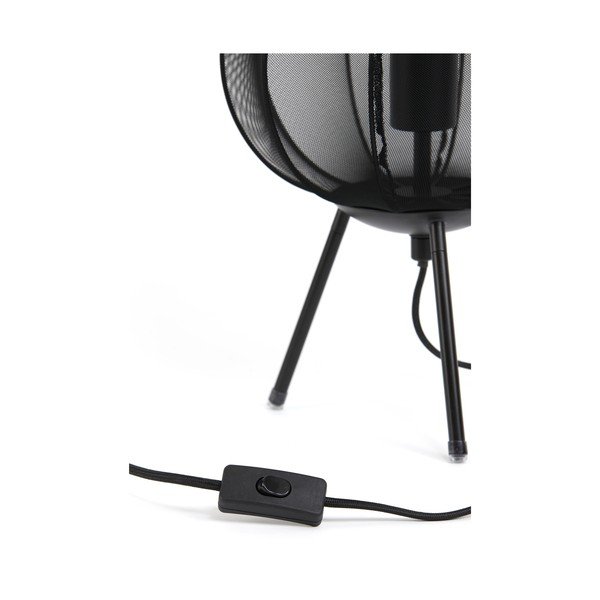 Veioză neagră (înălțime 45 cm) Plumeria – Light & Living-image-4