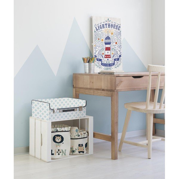 Set 2 coșuri textile pentru depozitare Madre Selva Lion-image-1