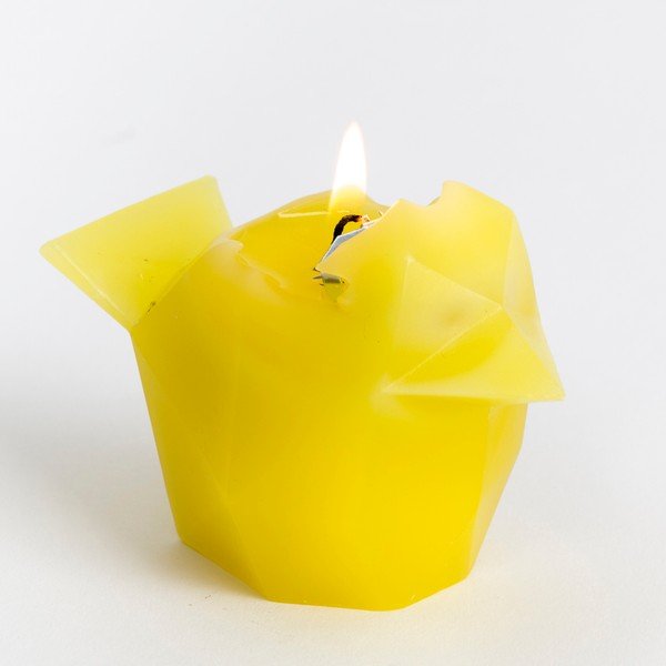 Lumânare Pyropet Bíbí Yellow-image-1