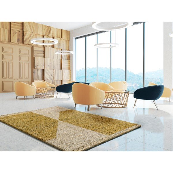 Covor Universal Ikone, 60 x 110 cm, galben muștar-image-1
