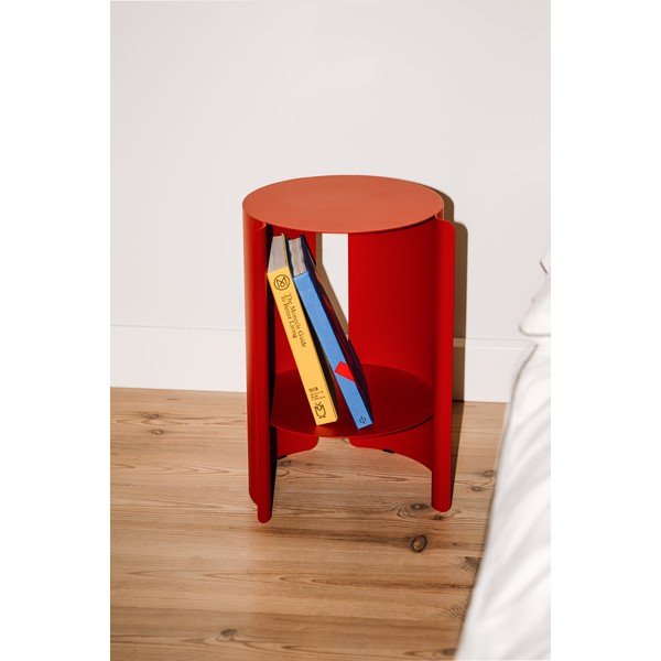 Măsuță auxiliară rotundă din oțel ø 32 cm Wa – noo.ma-image-4