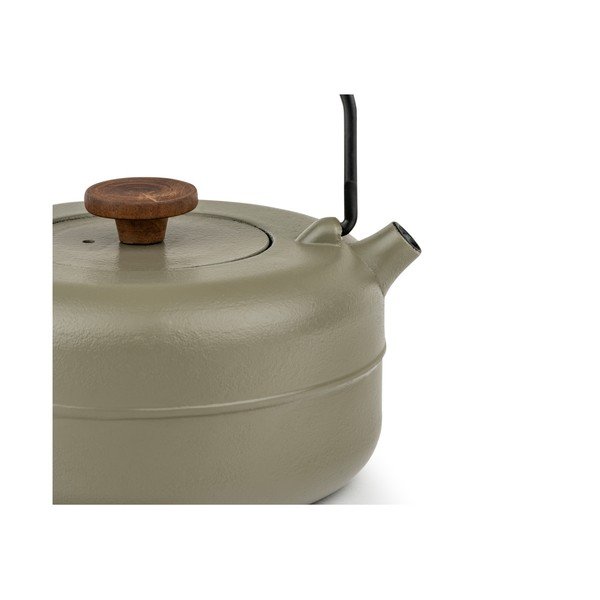 Ceainic kaki cu filtru din fontă 750 ml Henan – Bredemeijer-image-2