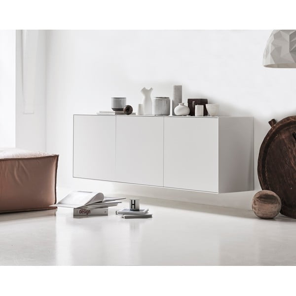 Comodă joasă albă 179,9x59 cm Edge by Hammel - Hammel Furniture-image-1