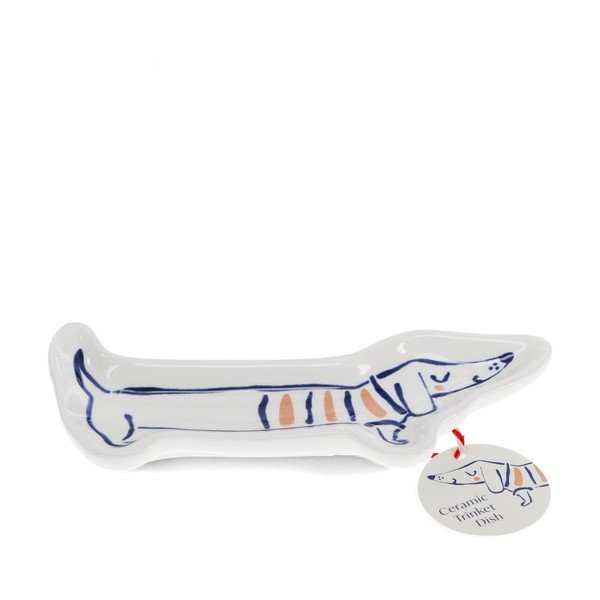 Suport pentru bijuterii din ceramică Sausage dog – Rex London-image-2