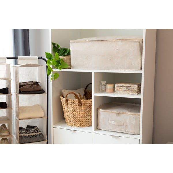 Cutie de depozitare pentru haine din material textil Nancy – Compactor-image-3