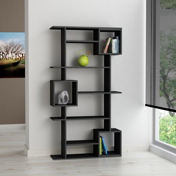 Bibliotecă Soto Anthracite, gri antracit-image-1