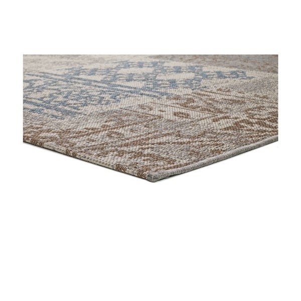 Covor pentru exterior Universal Bilma Dice, 200 x 140 cm, bej-albastru-image-1