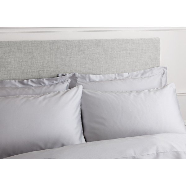 Lenjerie de pat din bumbac satinat Bianca Classic, 135 x 200 cm, gri-image-2