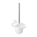Perie de WC albă de montat pe perete din plastic Pure – Wenko