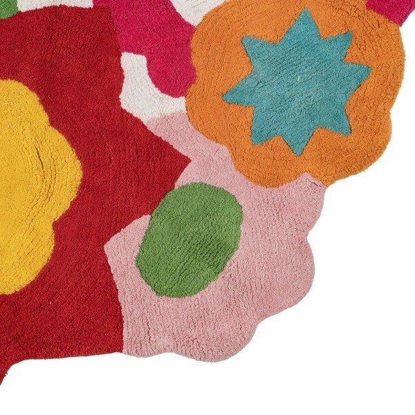 Covor pentru copii din bumbac ø 150 cm Flowers – Ixia-image-4
