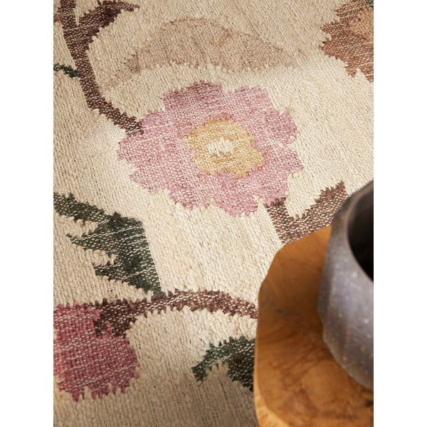 Covor crem țesut manual din iută 200x300 cm Roya Violette – Elle Decoration-image-3