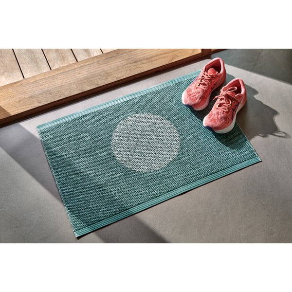 Covor tip traversă pentru interior și exterior turcoaz 70x280 cm Vera Pop Jade – Pappelina-image-3