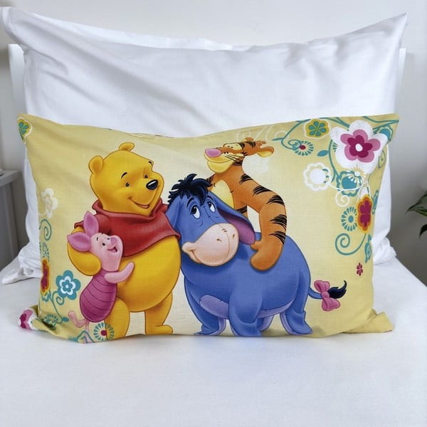 Lenjerie de pat pentru copii din bumbac pentru pătuț 100x135 cm Winnie-the-Pooh – Jerry Fabrics-image-3