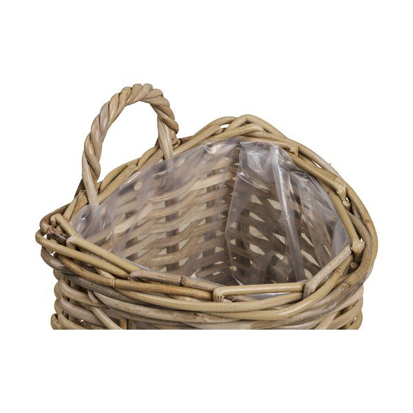 Ghiveci decorativ din ratan pentru ierburi aromatice/de agățat / de perete Keli – House Nordic-image-3