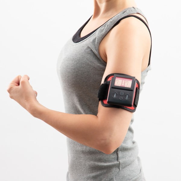 Centură de electrostimulare musculară InnovaGoods Abdo King, roșu