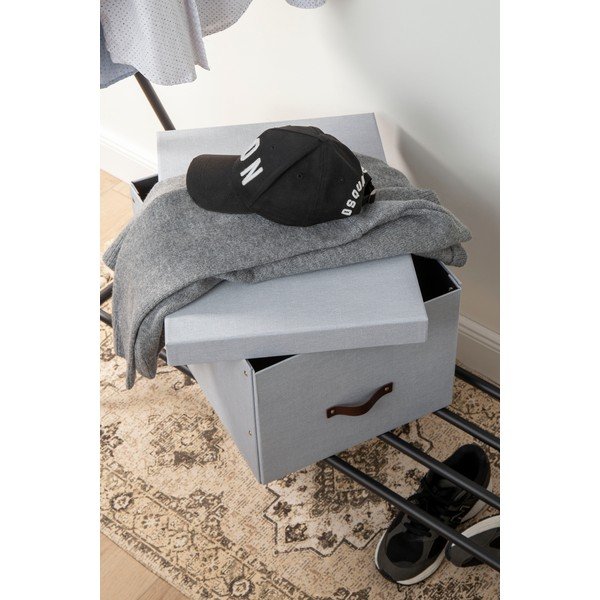 Cutie de depozitare din carton cu capac Tora – Bigso Box of Sweden-image-3