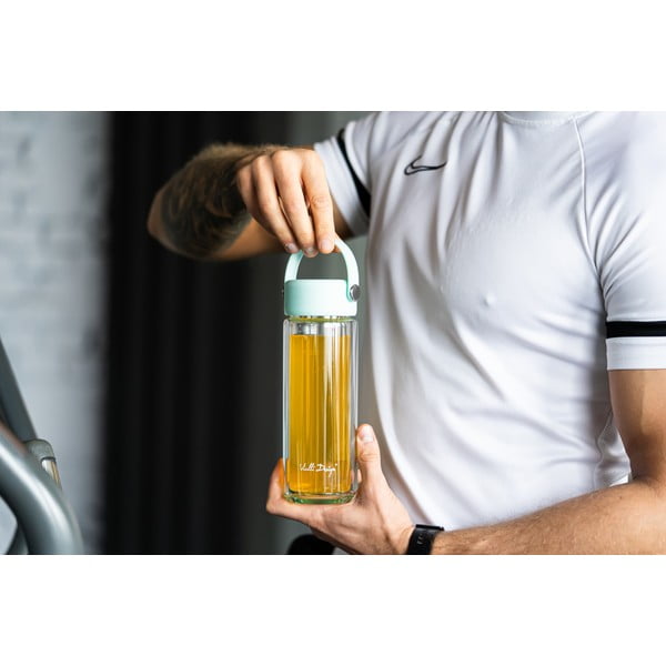 Sticlă verde-mentă din sticlă 350 ml Fuori – Vialli Design-image-4