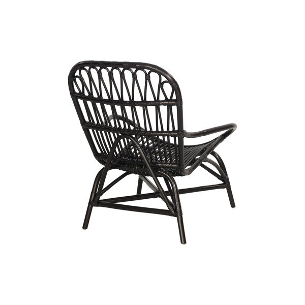Fotoliu din ratan pentru grădină Bonami Essentials Sara, negru-image-3
