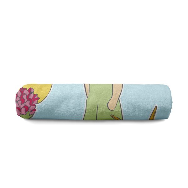 Prosop  pentru copii albastru deschis 70x150 cm Ses amis – Mr. Fox-image-4