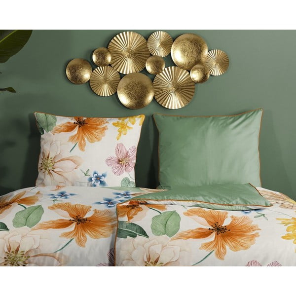 Lenjerie de pat din bumbac organic pentru pat dublu Descanso Organic, 200 x 200 cm-image-2