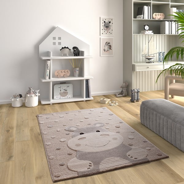 Covor pentru copii bej 120x170 cm Clown – Universal-image-1