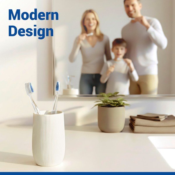 Suport pentru periuța de dinți crem din ceramică Fablo – Wenko-image-2