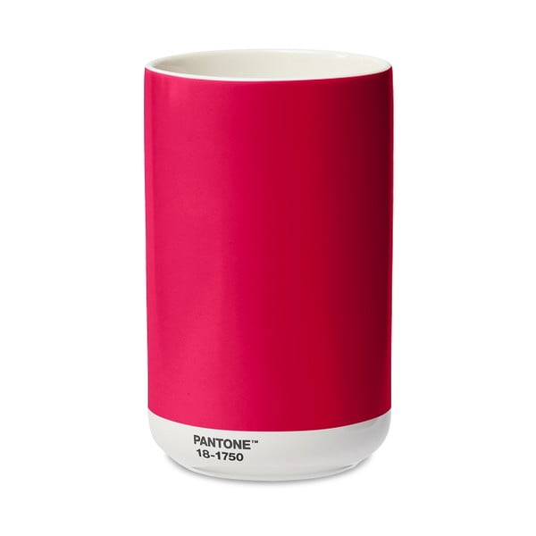 Vază roz-închis din ceramică – Pantone