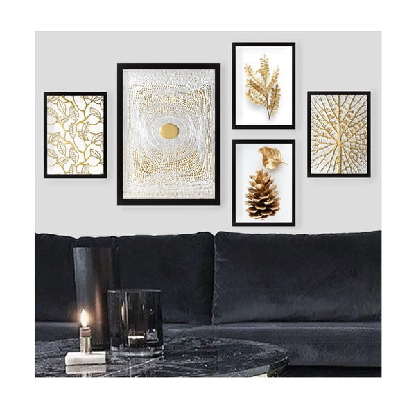 Tablouri 5 buc. 34x44 cm – Wallity-image-1