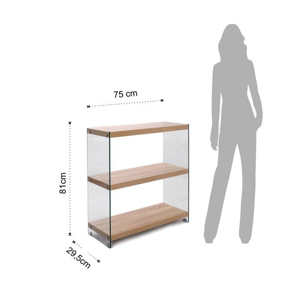 Bibliotecă Tomasucci Nancy, înălțime 81 cm-image-2