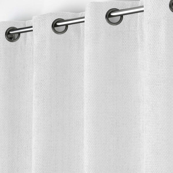 Draperie albă din janilie 140x260 cm Leo – douceur d'intérieur-image-2