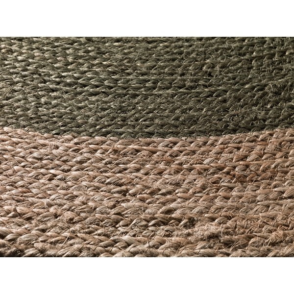 Covor verde-natural rotund ø 90 cm Mahon – Universal-image-2