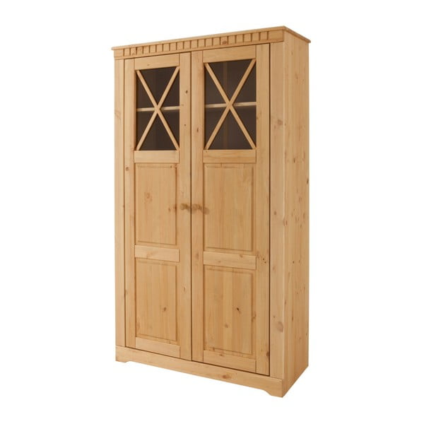Dulap din lemn de pin cu 2 uși Støra Claire