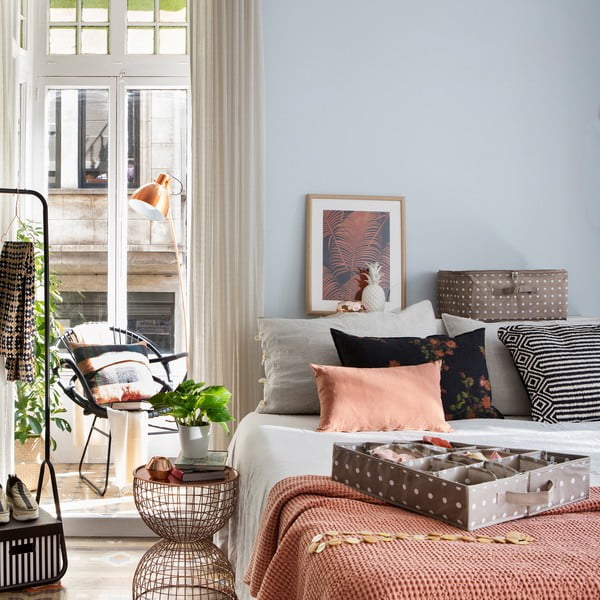 Organizator cu 16 compartimente pentru sertare, Compactor Dots, bej-image-2