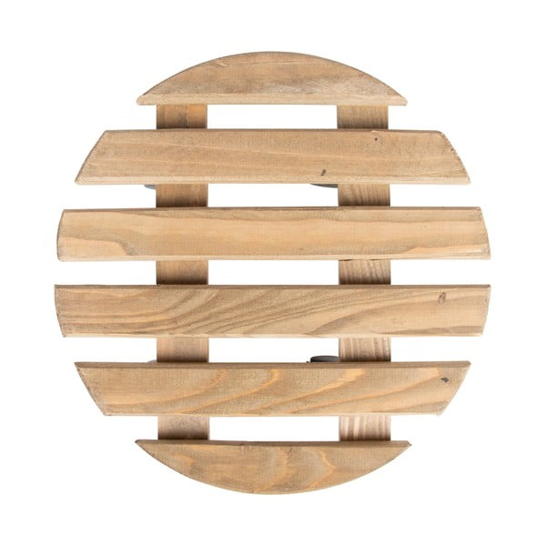 Bază mobilă pentru ghiveci din lemn ø 29 cm (înălțime 8 cm) Indoor & Outdoor – Esschert Design-image-3