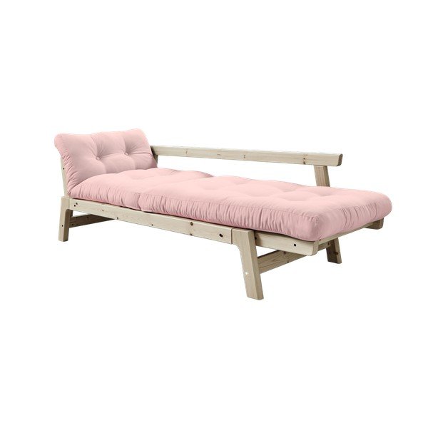 Canapea extensibilă Karup Step Natural/Pink Peonie-image-3