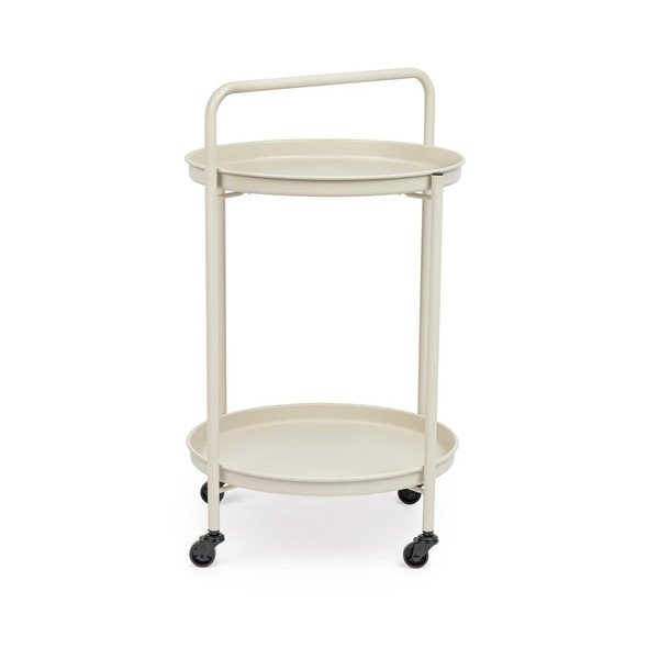 Măsuță de servire cu roți din oțel ø 44,5 cm Austin – Yes Everyday-image-1