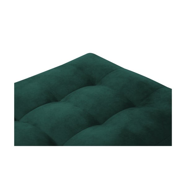 Taburet din catifea Milo Casa Santo, verde petrol-image-3